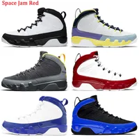 Nike Air Jordan 9 9s Stock x Jordan Retro 9 2021 Chaussures de basketch Changer l'université mondiale Gold Oregon Jumpman 9 9S JAM JAM RED PE RACE BLUE MODE SHOPS