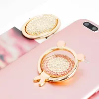 Supporti per telefono in metallo Supporto per telefono Sparkling Bling Mount Stand Stand Expandable Strass Grip Tablets Supporti per iPhone Samsung