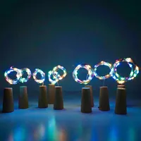 LED-Saiten Weinflasche Kork-Lichter Flaschen Lampen super hell für Hochzeitsfestival Party Decor Light Kupfer Drahtbeleuchtung 3m 30 LEDs Crestech