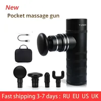 Mini Massage Gun Electric R For Cuerpo Relax Muscle Vibration Dolor Alivio Fascia R 220114