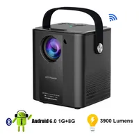 Proyector LED Full HD Video WiFi Mini Mini Portable Película Beamer para Home PR59001 210609