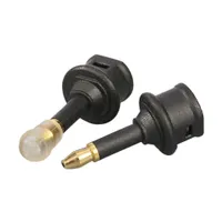 Optisches Faser-Audiokabel Mini Toslink an Toslink 3,5 mm Digitaladapter Männlich an weiblicher Adapter Runder Jack zum Platz