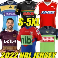 2022 Newca Stle Knights 멀리 21/22 럭비 유니폼 Penrith Panthers 원주민 호주 NRL 리그 골드 코스트 타이탄 Brisbane Broncos Size S-5XL