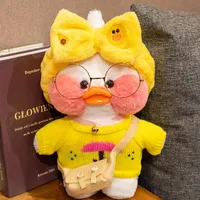 30cm Koreaner Netred trägt Hyaluronsäure gelbe Puppe Enten Soft Toys Geburtstagsgeschenk auf Lager DHL295X