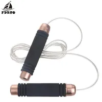 Jump Ropes FDBRO Jumping Rope Training Speed ​​Justerbar Boxning Hopping Sports Do Weight Gym Fitness Workout Equipments
