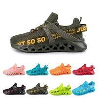 four running shoes mens womens big size 36-48 eur fashion Breathable comfortable black white green red pink bule orange