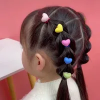 Accessori per capelli 10 PZ Carino Serie per bambini Cartoon Elastic Bands Cerchio Corda per bambini Headdress Bambino Fascia
