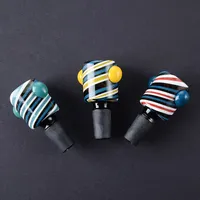 Colorful Smoking Tool OD 24mm 14mm Female Joint For Water Pipes Glass Oil Dab Tobacco Accessories XL-SA33
