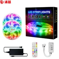 5050 LED Strip Light 10M Bluetooth RGB 2835 SMD Ruban Flexible LED Strip de la bande RGB Diode DC 12V Music Bluetooth Control