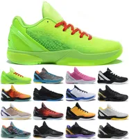 Black Mamba 6 PRELUDE Zapatos al aire libre Forever VI All Star MVP BHM Proto ZK6 Hombres Piense Pink del Sol Deportes Sneakers 40-46