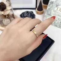 가족 amond 쥬얼리 반지 D 디자이너 / 디 오래 된 황동 패션 편지 럭셔리 멀티 레이어 검지 손가락 중간 다용도 여성