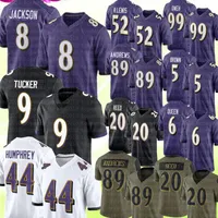 8 Lamar Jackson Jersey 9 Justin Tucker 44 Marlon Humphrey 89 Mark Andrews 99 Odafe Oweh 52 Ray Lewis Football Jerseys Marquise Brown Ed Red Patrick Queen Baltimores