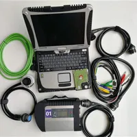 Diagnostische hulpmiddelen OBD2 Connector MB Star C4 en 4G Notebook CF19 Installeer de nieuwste 2021.06V-software voor automobilitair