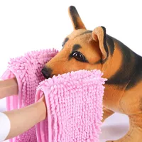 Toalhas de massagem de banho de cachorro para cães banhos absorventes de limpeza de água