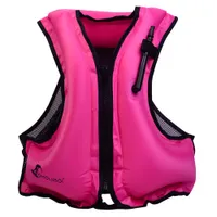 Adult Inflatable Swimming Life Vest Life Jacket Snorkeling Floating Surfing Water Safety Sports Life Saving Jackets