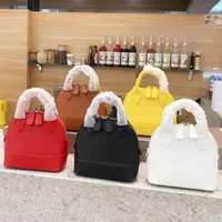 Klassieke Shell Bags B Mini Tote met Brief Meisjes Schouder Crossbody Tas Small Shopper 5 kleuren met lange riem