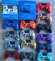 Wholesale Wireless Bluetooth Controller för PS4 Shock Controllers Joystick Gamepad Game Controller med Retail Box