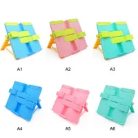 Pencil Bags Foldable Book Stand Holder Portable Bookends Bookstand Reading Support For Student Children Writing Bracket