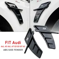 Auto Sticker Universele voor Audi A3 A4 B8 B6 Q5 A5 8 V A6 C6 C5 Q7 Zijde Air Fender Vents ABT Trim ABS Auto Accessoires 2pcs / Set