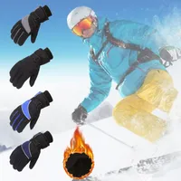 Five Fingers Gloves Winter Outdoor Adult Men Women Snow Skating Snowboarding Windproof Warm Ski Breathable Non-Slip Lady Autumn