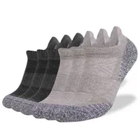 6 Paare Mens Kissen Knöchelsocken grau weiß Schwarz Farbe Low Cut Comfort Atmungsaktiv Casual Casual Cotton Laufen Sport Frauen Socken H1208