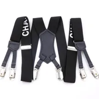 Nuevos suspensores de moda de diseñador para hombre y mujer 3.0*115cm seis clip del cinturón de alta calidad tres colores con caja las letras