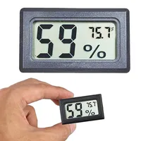 Digital Mini Sonda Temperatura Igrometro Igrometro Embedded Indoor Umidità Monitor Electronic LCD Display LCD Misuratore termometro per Gardhouse Garden Cellar Frigo