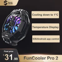 Oryginalny Czarny Shark 4 3 Pro 2 Pro Zabawa Cooler Ciecz Fan Cooling Clack Clip dla Xiaomi MI 10 Pro Rog 2 3 Red Magic Funcooler