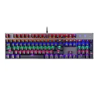 K73 USB Wired Mechanical Keyboard RGB Mixed Light Full-Key No Punch Macro Recording High Special Green Axis 104 Keys
