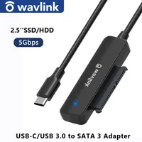 Computer Cables & Connectors Wavlink USB C SATA 3 Cable To 3.0 Adapter UP 5 Gbps Support 2.5Inch External SSD HDD Hard Drive III Connector