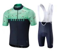 Racing Sets Morvelo Team 2021 Cycling Jersey Short Sleeve Clothing Mtb Bike Men Summer Style Gel Pad Sportswear
