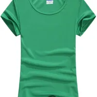 بسيطة RT ## شياو الأخضر الرجال أعلى جودة العلامة التجارية عارضة قميص 100٪ قطن لمسة ناعمة U طوق YSMILE Y # GG5 210316