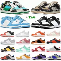 2021 Dunk Hommes Femmes Chaussures Dunks Sneakers Blanc Noir Contez Coast Green Green Glow Syracuse Purple Pulse Chunky Dunky Laser Laser Orange Mens Hommes Casual Nike