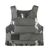 Designer Camouflage Tactical Vests Luxury Outdoor Street Hip Hop Vest Trendy Leather CS Game Body Armor
