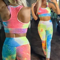 Print Dames Trainingspak Yoga Set Sportwear Outfit voor Woman Pak Leggings Fitness Gym