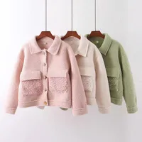 Women&#039;s Jackets Autumn Loose Show Thin Three-color Lapel Long-sleeved Splicing Small Fragrant Wind Short Coat Women Tide