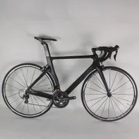 20 속도 에어로 디자인 BB86 탄소 섬유 700c 도로 자전거 완료 자전거 TT-X2 4700 Groupset 및 R7000 Front Derailleur