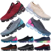 2021 Chaussures MOC 2 Laceless 2.0 Rahat Ayakkabılar Üçlü Siyah Tasarımcı Erkek Kadın Sneakers Fly Beyaz Örgü Yastık Trainers Zapatos KK88