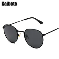 Óculos de sol Kaibote S-P3447-M Moda Masculina Metal Polarizada Proteção UV Quadro Oval Qualidade Sun Eyeglasses Ao Ar Livre Eyewear Masculino