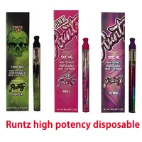 Runtz High Potency Disposable Vape Pen Kit 1000 mg Uppladdningsbart batteri 240mAh 1,0 ml patroner 0268230-2