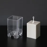 Outils d'artisanat Cube Cube en acrylique de moules de bougie fournitures