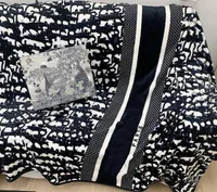 Decken Designer Alle Jahreszeiten Brief Print Home Blanket Erwachsene Kinder Teppich Home Textiles Bettwäsche Lieferungen