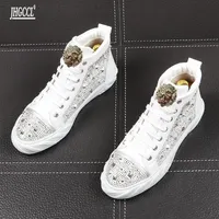 Mens Designer Boots Banket Prom Printing Klinknagel Schoen Platte Platform Sneaker Dames Casual Boot Zapatos de Hombre A25