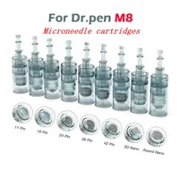 25шт замена Постоянный макияж Micro Needleestips Картридж 11/16/24/36/42 / Nano Pin для Auto Electric Derma Dr Pen M8 MTS Омоложение кожи FDA