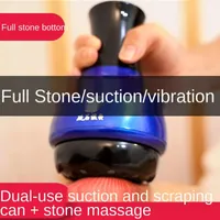 Massage Pistole Elektrische Gua Sha Scraping -Werkzeuge Stein warmes Moxibustion Home Beauty Salon Instrument Instrument Schieben Sie das Schröpfen Muskel zurück