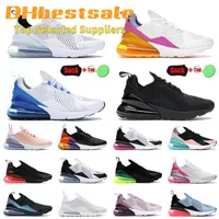 2021 Chegada Esportes 270s Running Shoes Mens Mulheres Triple Branco Airmaxs Páscoa Vibes Terrenos Foto Azul Max 27c Treinadores Sneakers 36-45