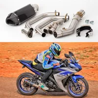 Motorcycle Exhaust System Modified Stainless Steel Pipe Muffler R25/R3 2014-2021 MT-03 2021-2021 MT03