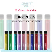Iget XXL Disposable Pod E-cigarette Device Kit 1800 Puffs 950mAh Battery 7ml Prefilled Cartridge Vape Pen Authentic VS IGET-Shion Plus Bang
