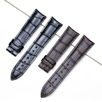 Guarda le bande di Guardia Sappo arco ARC Pin curvo Pin fibbia Accessori adatti Frederique Constant 20mm 21mm Top Layer Pelle Bamboo Pattern