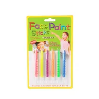 6 couleurs visage peinture crayon crayons tatouages ​​temporaires Structure d'épissure de peinture crayons peinture peinture stick pour enfants parti572k